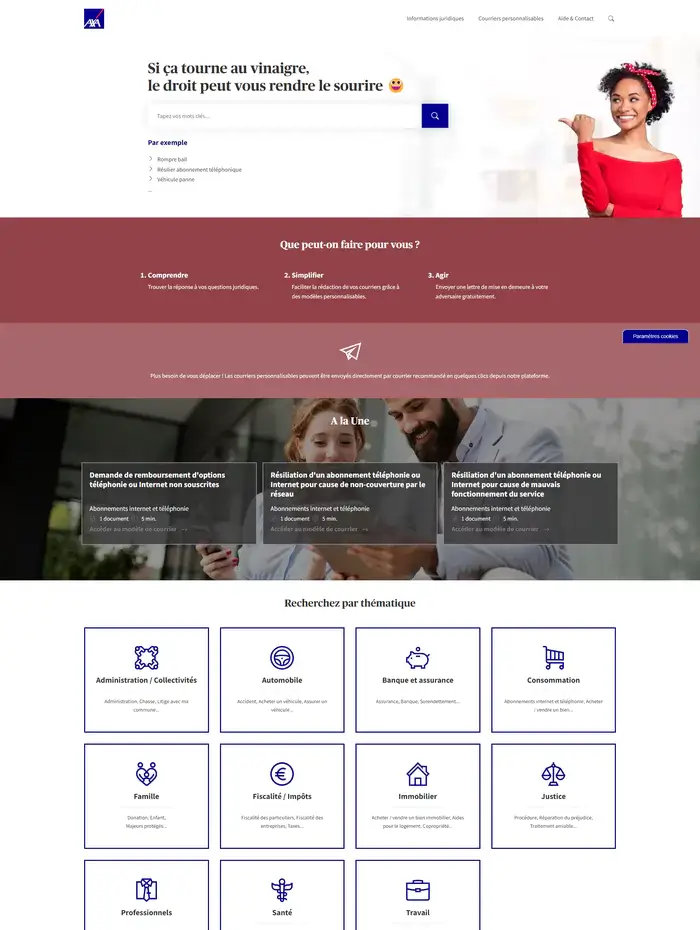 Homepage axa